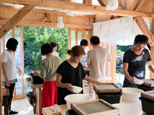 Papermaking experience  Hinode-Washiの画像